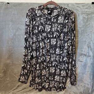 NWT Torrid Disney Haunted Mansion Mesh Top Sz 5